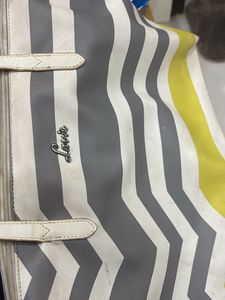Lavie Chic Striped Tote Bag