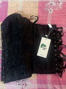 Newme Black Classic Corset Top