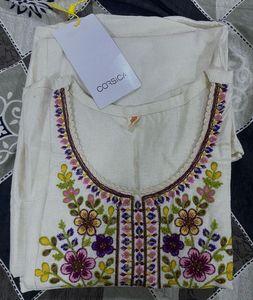 Elegant Embroidered Kurta &amp; Palazzo Set