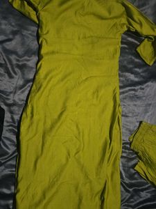 Chic Lime Green Kurta Set