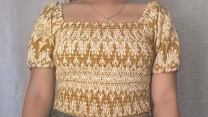 Stylish Smocked Top