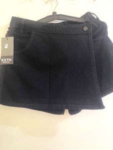 Denim Skirt Short