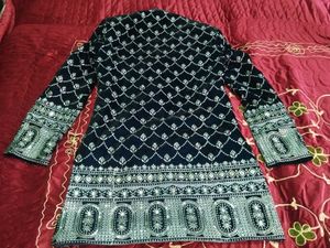 Elegant embroidered indo-western sherwani