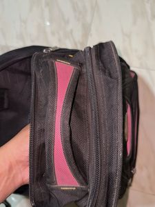 Stylish Black and Pink Backpack
