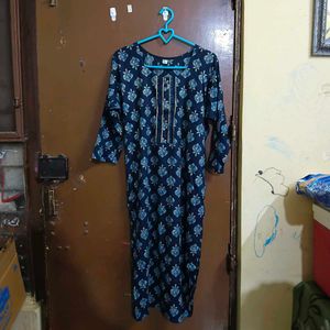 Stylish Blue Kurta Set with Dupatta