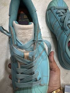 Blue Adidas Sneakers