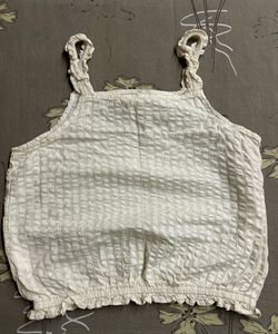 Cream Textured Cami Top