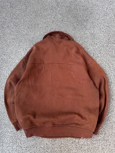 Brown Manchester Quarter Zip Sweatshirt