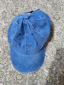 Blue Denim Baseball Cap