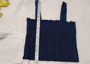 Very Beautiful Denim Tank Top With Gap Shorts