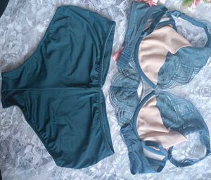 Blue Lingerie Set