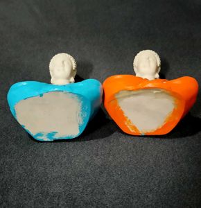 Set of 2 Buddha Idols