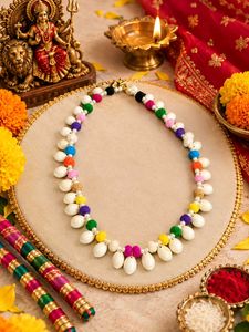Boho Chic Beaded Necklace &amp; Earring Set