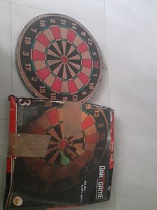 Dart Game -wooden Two Sided Dart Board. Without Darts