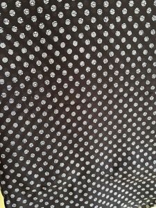 Classic Navy Polka Dot Saree