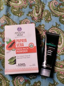 AyouthVeda Face Pack Powder And Cooffee Body Wash