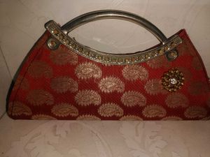 Elegant Red Clutch