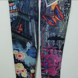 ColorFuel multicolour floral printed legging jegging