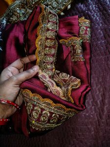 Brand New saree with heavy stitched blouse
