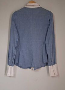 Light blue cotton shirt