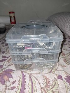 Earrings + Bracelets+ Box +hot Water Bag+clips