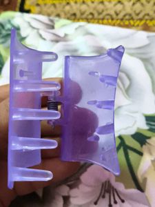 Purple Claw Hair Clip