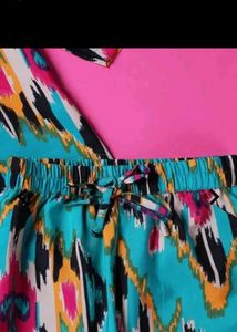 Ikat print shirt and shorts Co-ord Set(new with ta