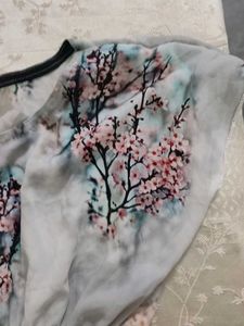 Floral Print Tunic Top
