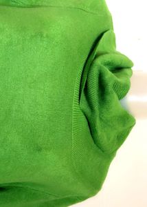 Green Turtleneck Sweater( Stretchable)