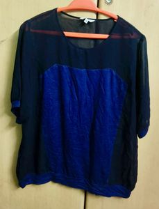Stylish Blue &amp; Black Top