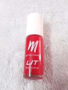 MyGlamm LIT Nail Enamel-Xoxo (Red)-7ml | Nai
