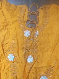 Beautiful Yellow Kurta Set