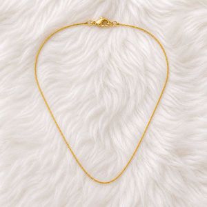 Simple Gold Chain Necklace