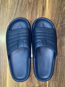 Comfortable Men’s Navy Blue Slides
