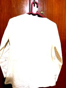 White Ethnic Jacket with Embellishments