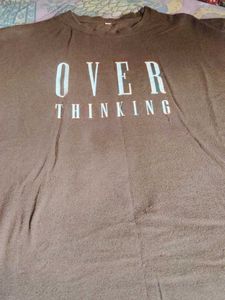 236. Brown oversized tshirt