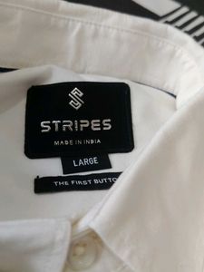 premium Cream Tessel febric Party Wear Shirt