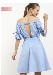 Cotton Off-Shoulder Summer Dress
