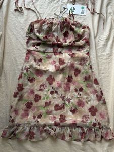 Floral Print Mini Dress