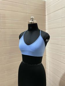 Forever 21 Light Blue Sports Bra