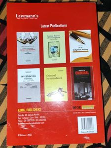 New Criminal Law Books 2023 Edition