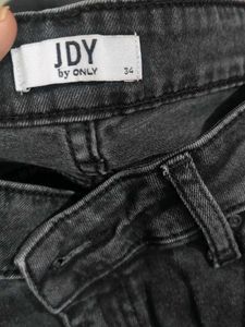 Womens Black Wash Jeans