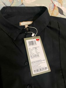 Allen Solly Classic Black Button-Up Shirt