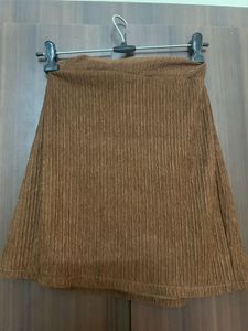 Chic Ribbed Brown Co-ord Set