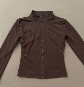 Brown Turtleneck Long Sleeve Top