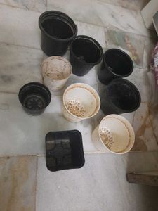 pack of 9 pots for plants