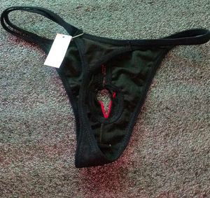 unisex thong hole in the front
