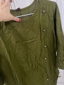 Olive Green Kurta