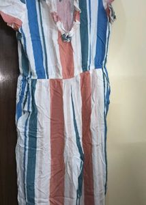 Striped Jumpsuit - Stylish & Comfortable