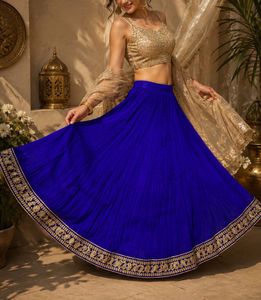 Blue Chaniya skirt